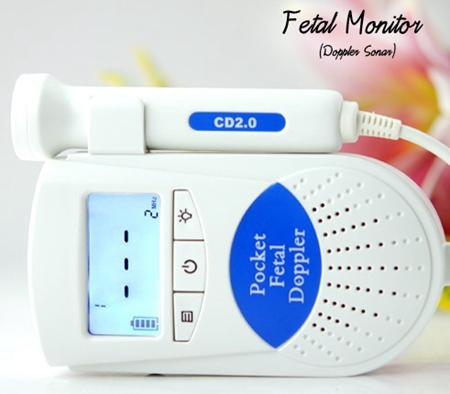 Backlight LCD 3mhz Sonoline B Fetal Heart Doppler Monitor